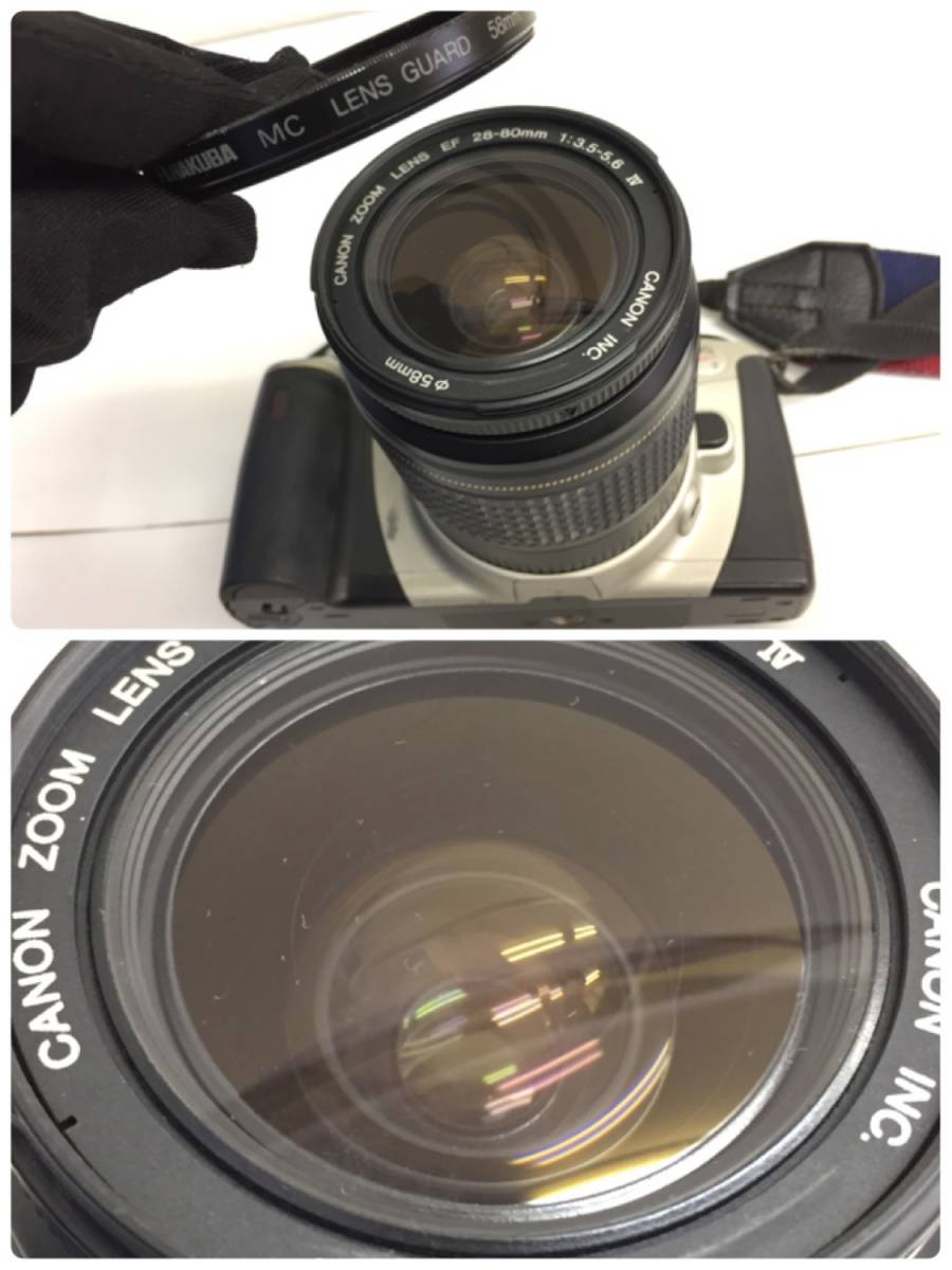 『カメラ』Canon：キヤノン『EOS kiss Ⅲ(レンズはウルトラソニック：ZOOM LENS EF 28-80mm 1:3.5-5.6 Ⅳ)』動作未確認・ジャンク扱いの画像5