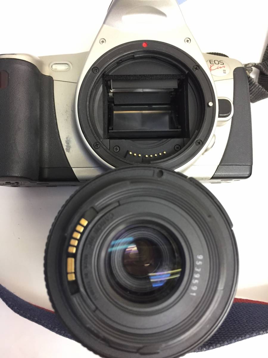 『カメラ』Canon：キヤノン『EOS kiss Ⅲ(レンズはウルトラソニック：ZOOM LENS EF 28-80mm 1:3.5-5.6 Ⅳ)』動作未確認・ジャンク扱いの画像9