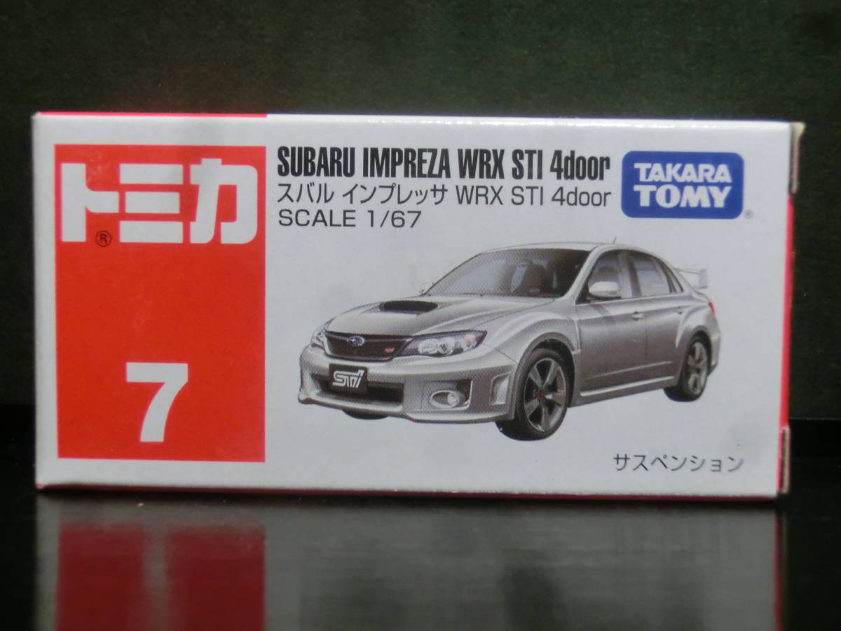 トミカ  ７ スバル インプレッサ WRX STI 4door 未開封品の画像1