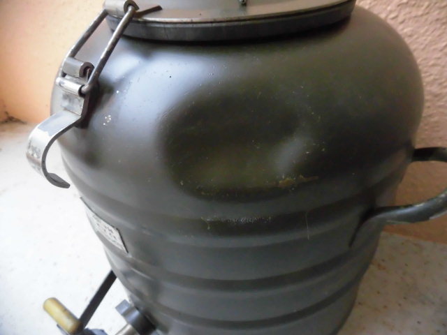 米軍放出品　ビンテージ 60年代　ナム線　USウォータータンク　12L水缶　ステンレス製　インダストリアル_画像10