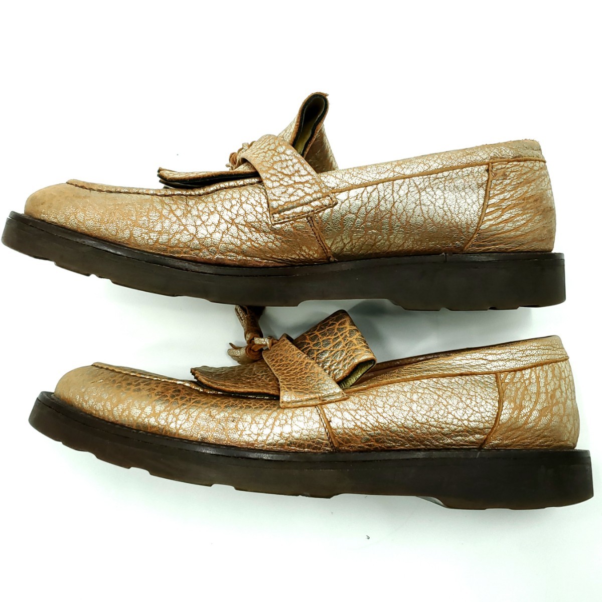 珍色イタリア製 Paul Smith 約25 0cmレザータッセルローファー 珍色イタリア製 Paul Smith 約25 0cmレザータッセルローファー