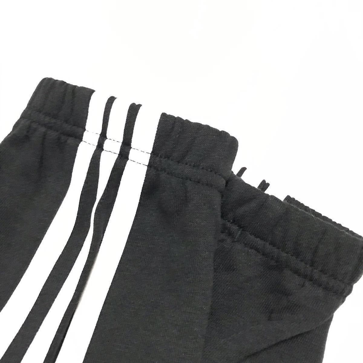 □新品【メンズL】黒ブラック adidas アディダス ゴルフにお勧め スウェット フレンチテリー ジョガーパンツ ロゴ刺繍 テーパード_画像5