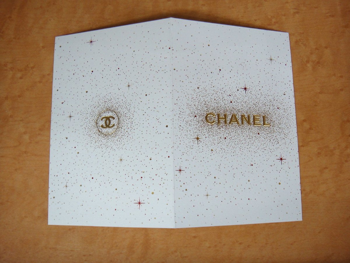 61208R【本物保証】 CHANEL シャネル メッセージカード / 空箱 外箱 BOX セット 美品　_画像3