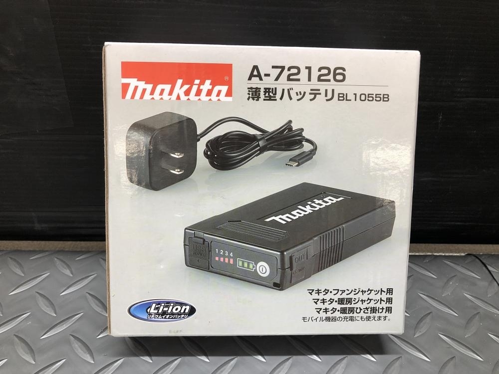 014〇未使用品・即決価格〇マキタ makita 空調服用バッテリー BL1055B A-72126_画像2