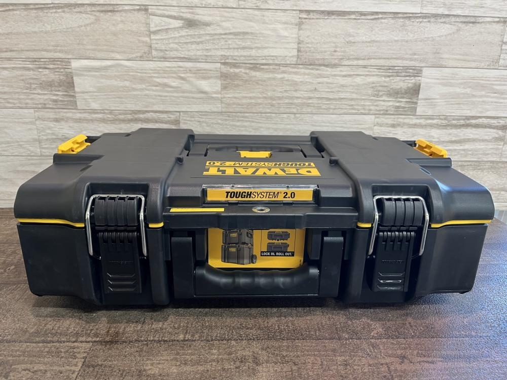 009▼未使用品▼デウォルト DEWALT 工具箱 収納ケース タフシステム2.0 Sサイズ DWST83293-1 55.5×37.5×18cm_画像3