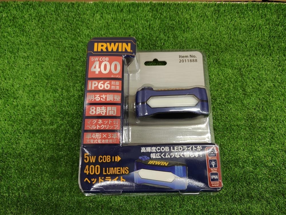 010■未使用品■IRWIN LEDヘッドライト 400ルーメン 2011888_画像2