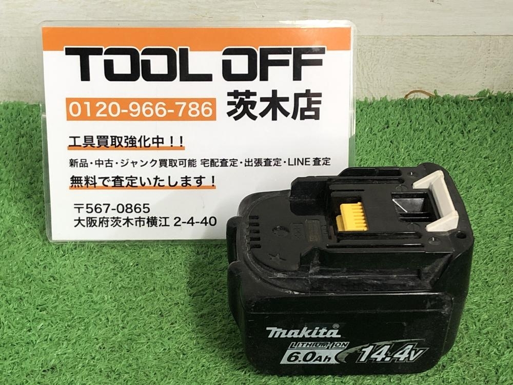 015●おすすめ商品●マキタ makita バッテリ 14.4V6.0Ah BL1460B 充電回数3回