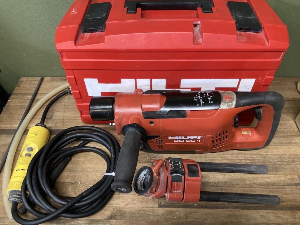 020♪ジャンク品♪ヒルティ　HILTI ダイヤモンドコアドリル　コアツール DDEC-1　*通電確認のみ　現状品_画像1