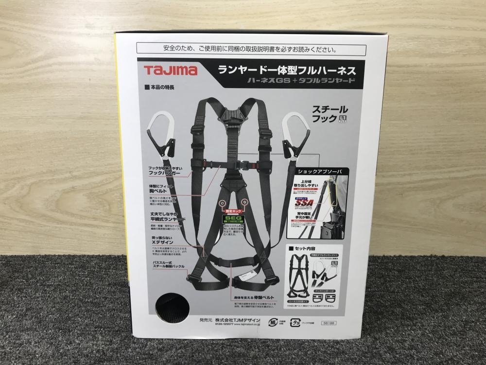 011* unused goods * prompt decision price *Tajima/tajima harness set A1GSMFR-WL1BK M size 