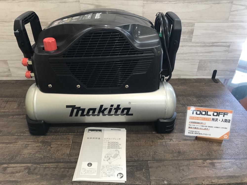 009▼未使用品・即決価格▼マキタ makita エアコンプレッサ 高圧専用 AC500XGHB 16L