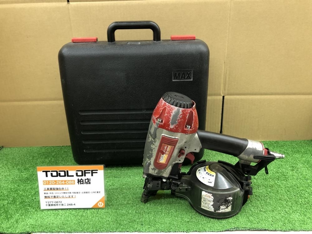 マックス 高圧釘打ち機 HN75N1 中古品 エア釘打機 マックス 高圧釘打ち機 HN75N1 中古品 エア釘打機