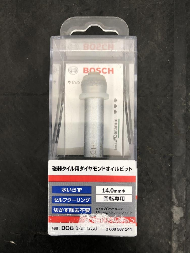 016■未使用品■BOSCH　ボッシュ 磁器タイル用ダイヤモンドオイルビット DOB140080　保管品_画像2