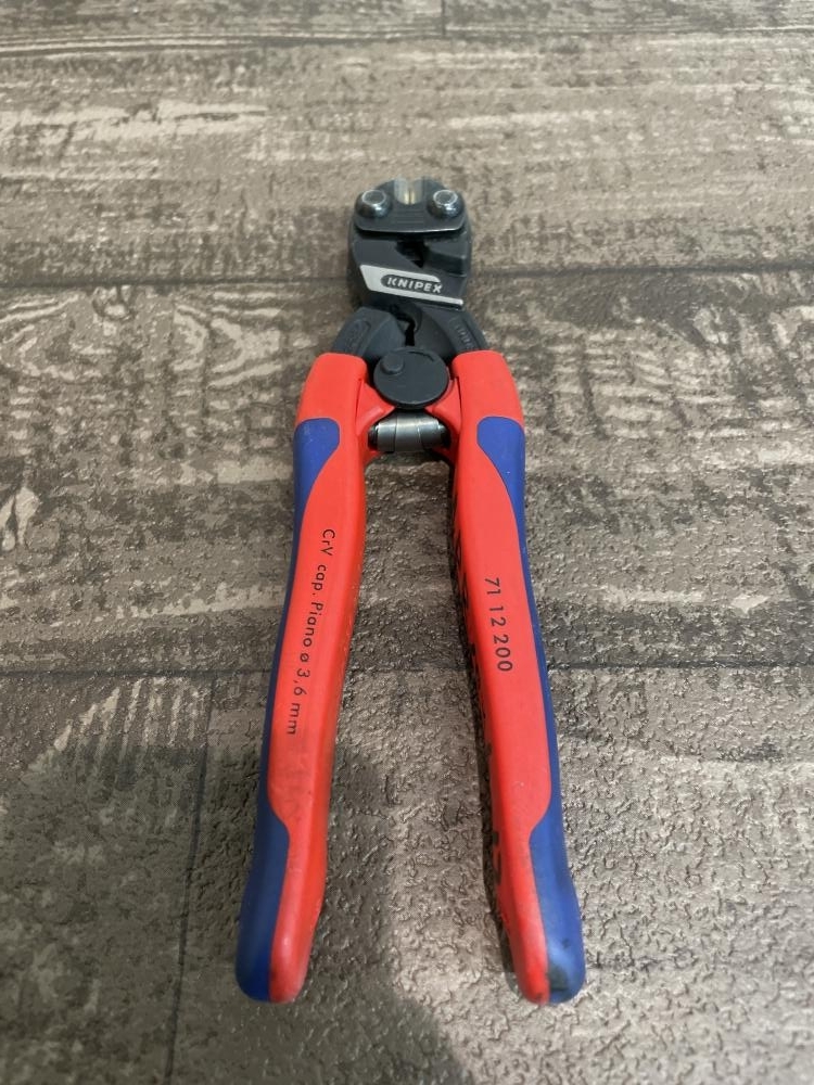 009▼おすすめ商品▼KNIPEX クニペックス ミニクリッパー 小型ボルトクリッパー 7112200 cap.Piano Φ3.6mm_画像2