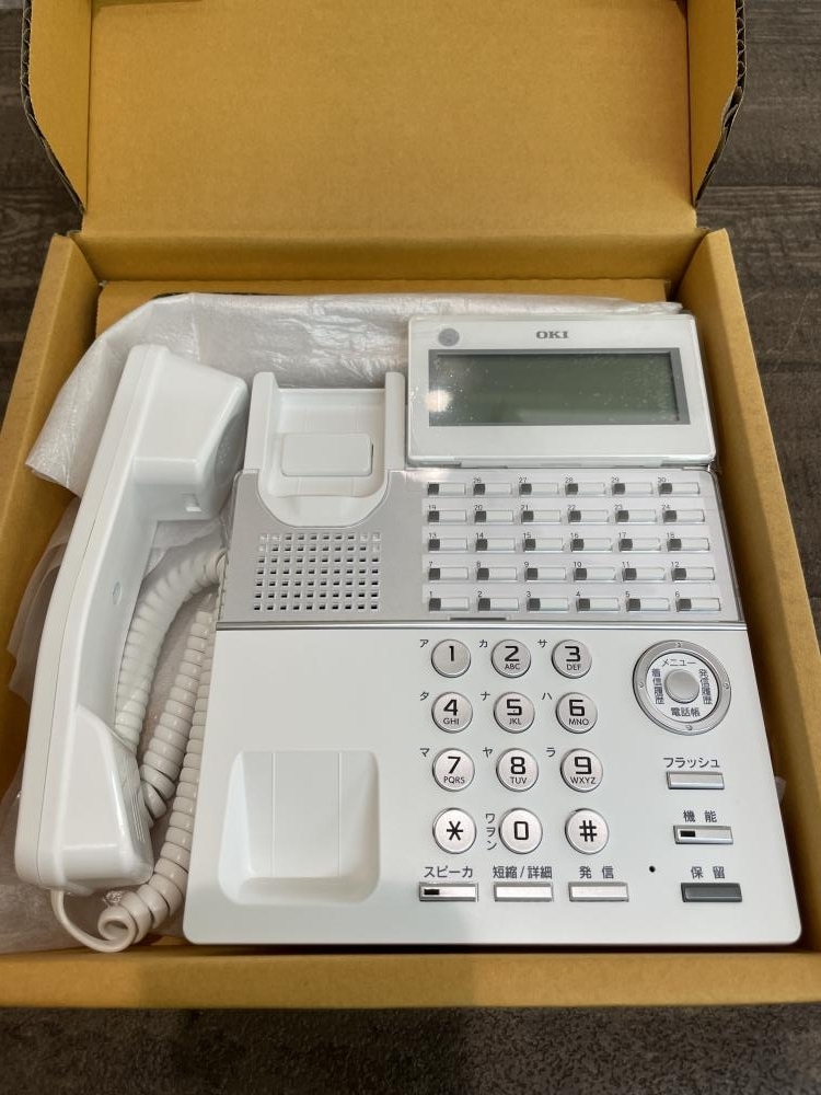 009V unused goods * prompt decision price V Oki Electric OKI 30 button multifunction telephone machine MKT/ARC-30DKHF-W-02A