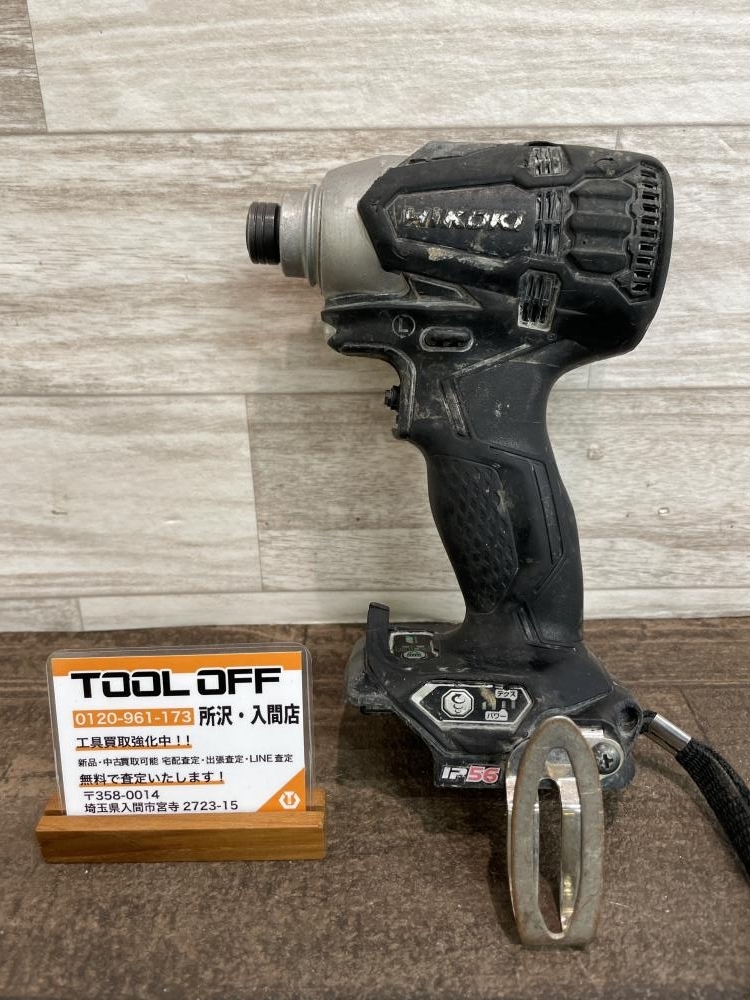 009V junk VHiKOKI high ko-ki cordless impact driver WH36DA trigger . no axis blur equipped operation goods 