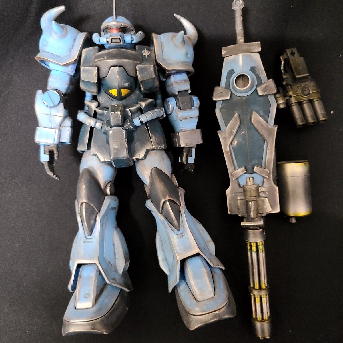 ジャンク 汚し】MG 1/100 MS-07B-3 グフカスタム ノリス ジャンク 汚し】MG 1/100 MS-07B-3 グフカスタム ノリス