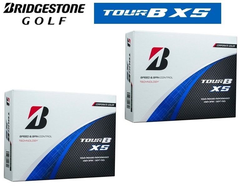 ブリヂストン TOUR B XS ツアーB XS 2024年モデル ゴルフボール 2ダースセット コーポレート_画像1