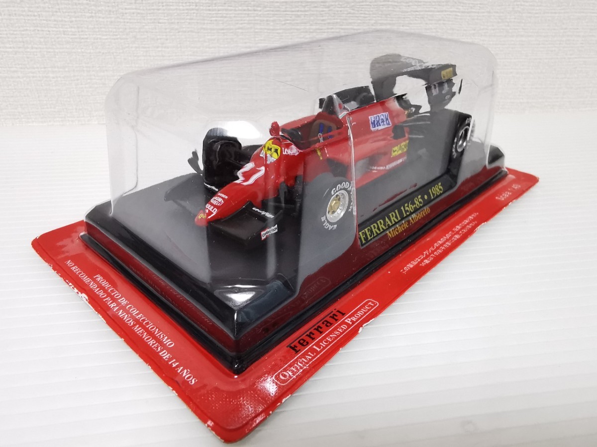 送料300円〜★未開封★ アシェット 公式フェラーリF1コレクション Ferrari 156-85・1985 Michele Alboreto 1/43スケール ミニカー_画像2