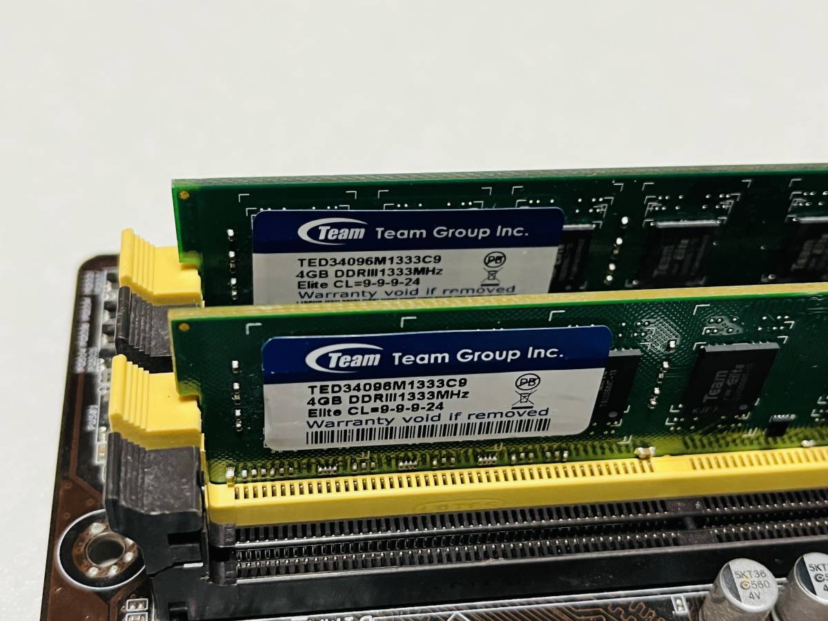 ASUS B85M-E LGA1150 Core i7 4770 DDR3 4GB×2枚 マザーボード・CPU・メモリ・CPUクーラーセット_画像5