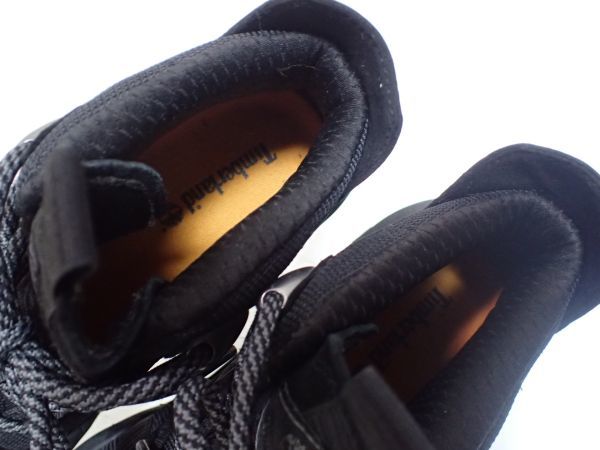 豊JF219/8J●Timberland ティンバーランド スニーカー 靴 ブラック 黒 メンズ 良品●_画像5