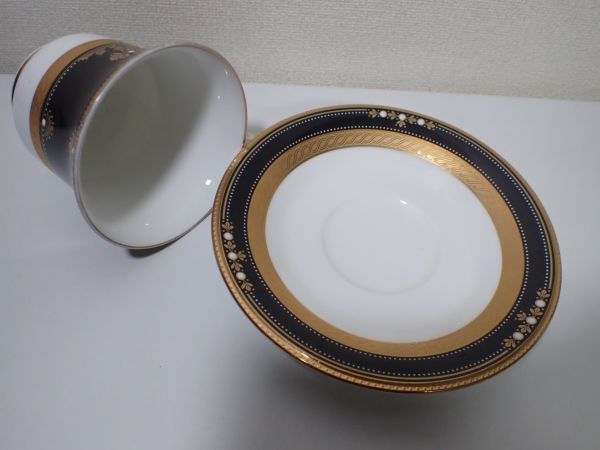 豊F522/6J◆Noritake ノリタケ EVENING MAJESTY カップ＆ソーサー 1客 美品◆_画像4