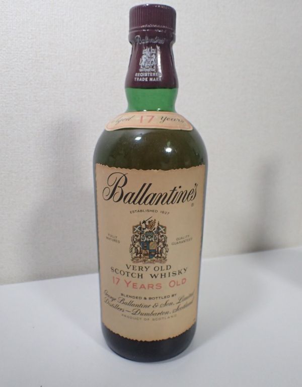 豊JF318/8J◆Ballantine's バランタイン 17年 VERY OLD SCOTCH WHISKY スコッチウイスキー 700ml 古酒未開栓◆_画像1