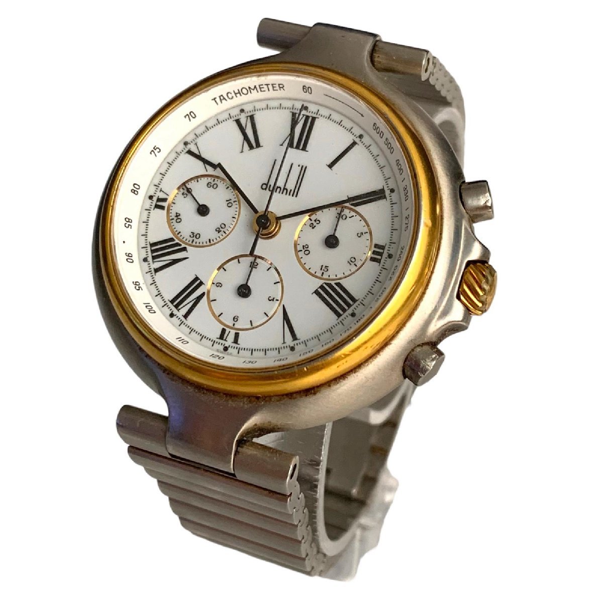 Dunhill ダンヒル ミレニアム 3レジスター クロノグラフ LC28 腕時計 手巻き メンズ_画像1