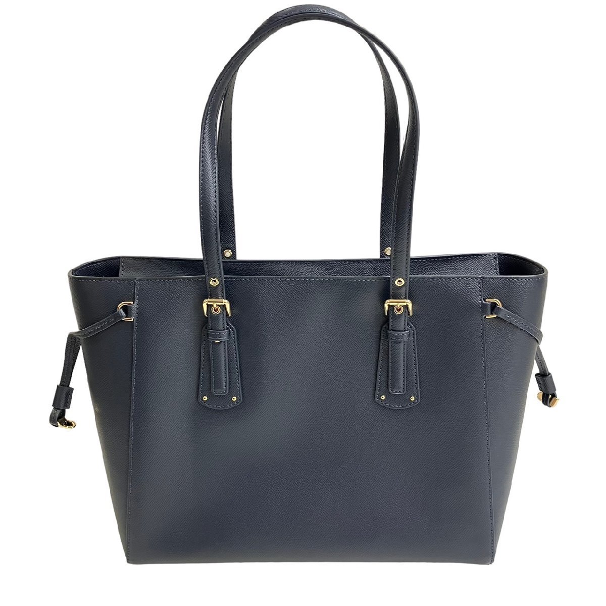 Michael Kors マイケルコース VOYAGER EW LOGO TOTE ショルダートートバッグ レザー ネイビー系 30H7GV6T8L_画像3