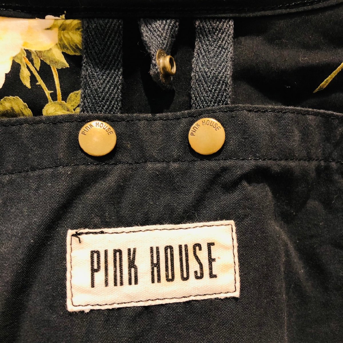PINK HOUSE ピンクハウス ブルゾン ブラック 長袖 バラ柄 バラ刺繍 レディース フード付き_画像9