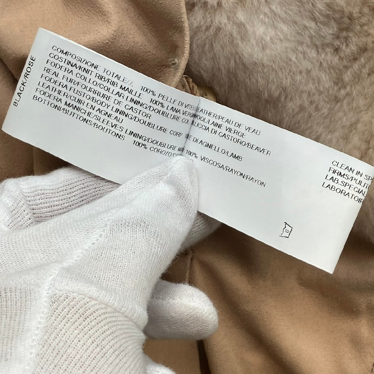 １円 未使用 Rick Owens リックオウエンス ムートンバイカージャケット ライダース ブラック レディース US10_画像7