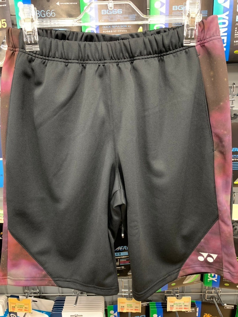 [15188 007 XO]YONEX( Yonex ) knitted shorts black size XO new goods unused tag attaching badminton 2024.1 month sale 
