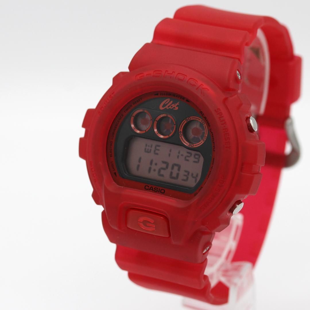 【新品未使用】カシオ G-SHOCK クロットコラボ DW-6900CL 腕時計 メンズ　男性　コラボ　クロット　赤　レッド　RED　A03468_画像5