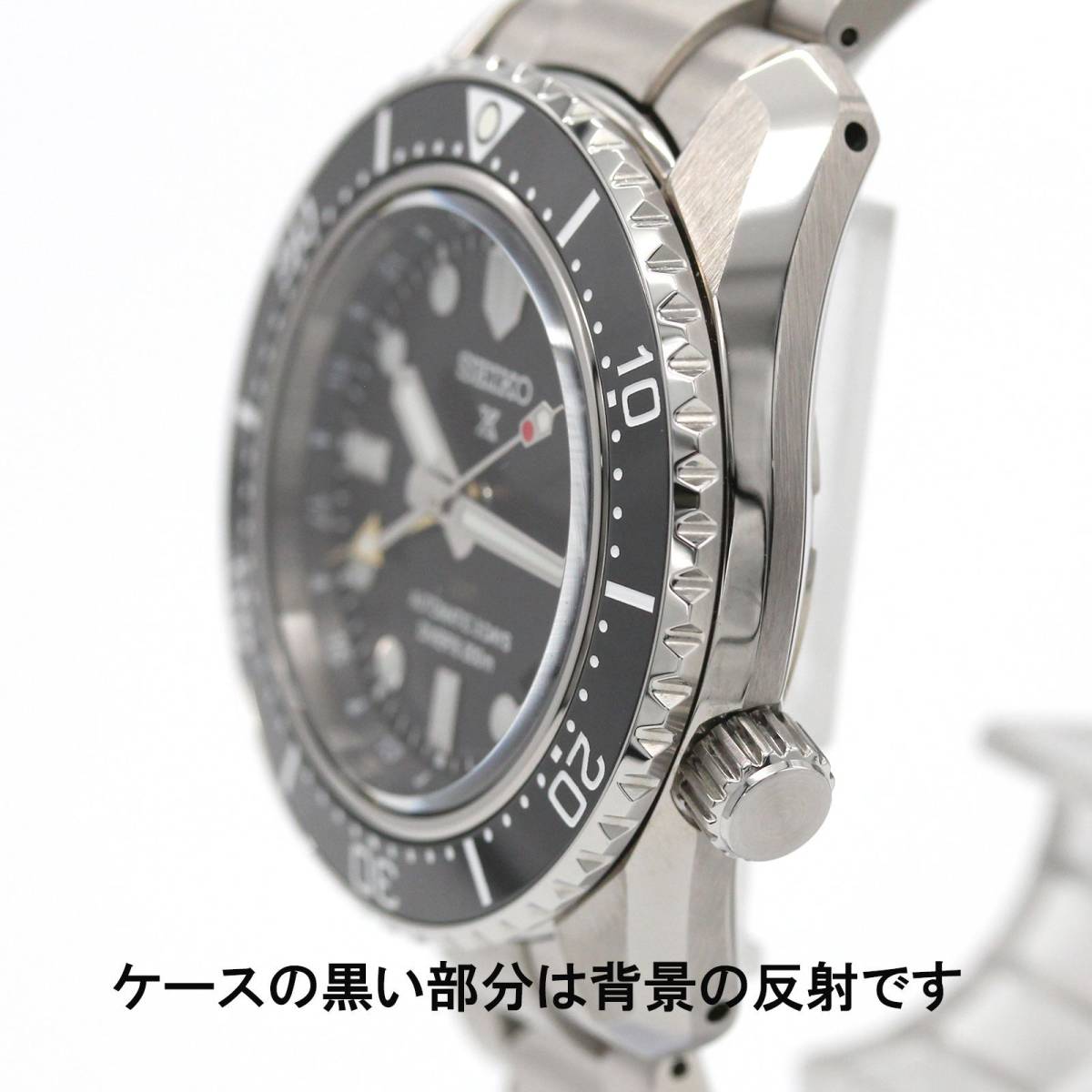 【極美品】【コアショップ専用モデル】SEIKO セイコー プロスペックス ダイバーズ GMT SBEJ011 　腕時計　メンズ　男性　A03834_画像4