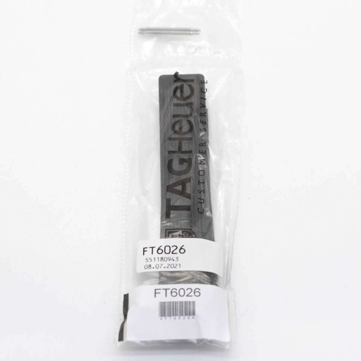 [ new goods unopened goods ] TAG Heuer Tag Heuer rubber belt FT6026 FORMULA 22mm band B01154