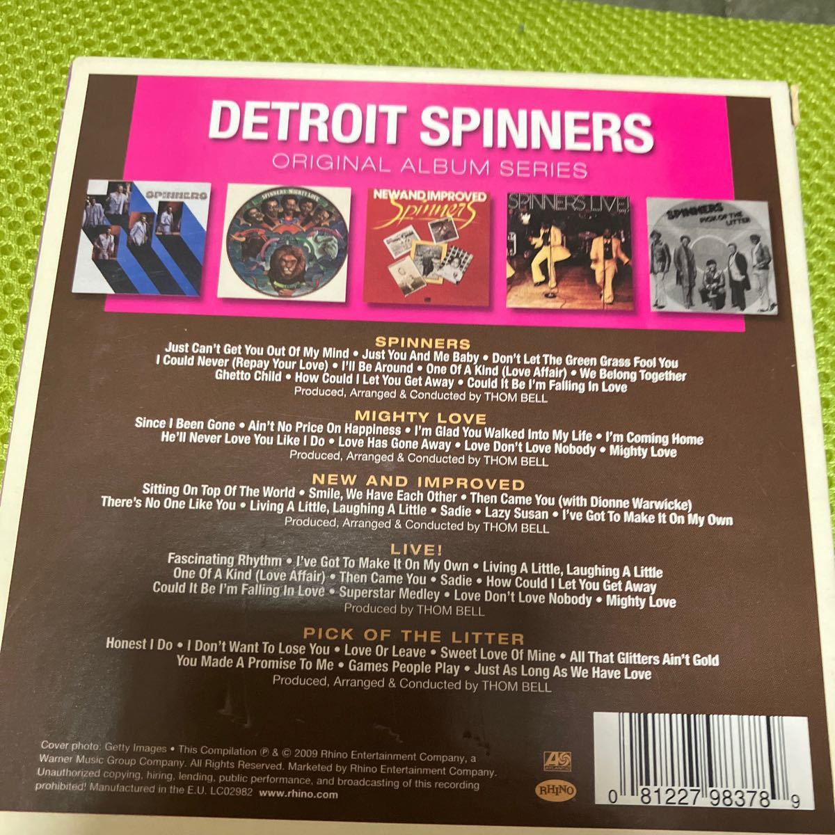 デトロイト・スピナーズ／ 5CD spinners〜pick of the litter 、オージェイズ／5CD 、フォー・トップス ベスト、KC&Sunshine Band ベスト_画像3