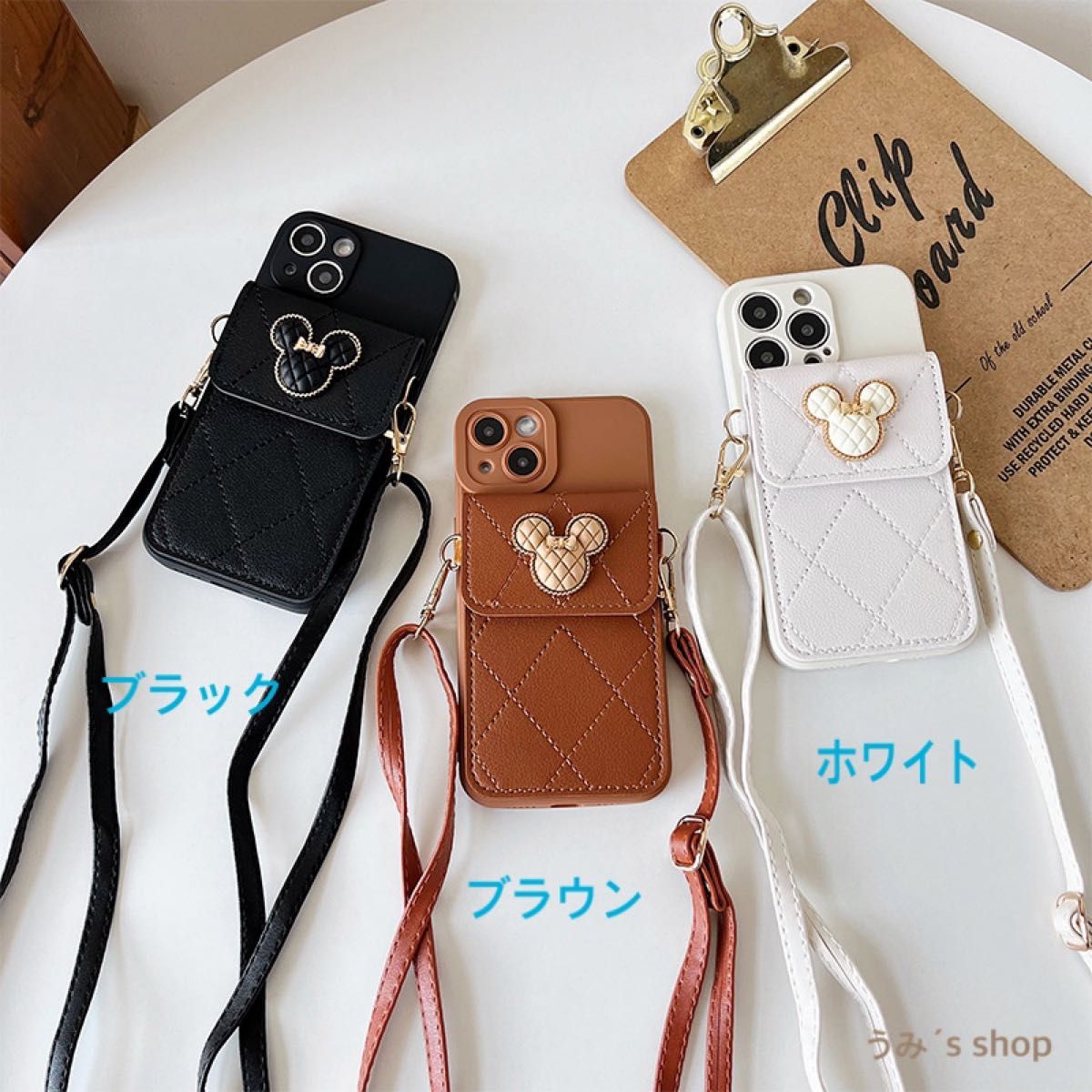 iPhone11【新品】ブラウン スマホケース ショルダー  高級感 携帯