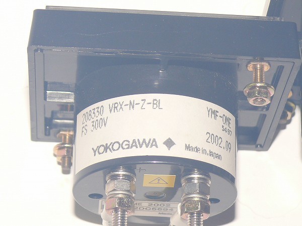 ２個セット■横河電機 交流 電圧計 AC 300V 208330 VRX-N-Z-BL 可動鉄片形交流電圧計 YOKOGAWA 電圧 100V 200V YOKOGAWA_画像3