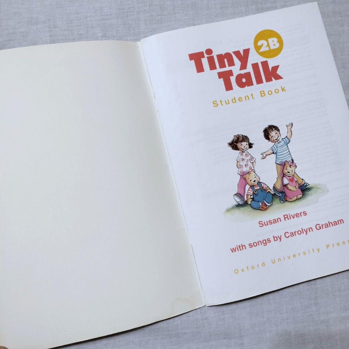 BO-02-2　Tiny Talk 2B Student Book OXFORD 子供英語教材 英会話 語学 児童