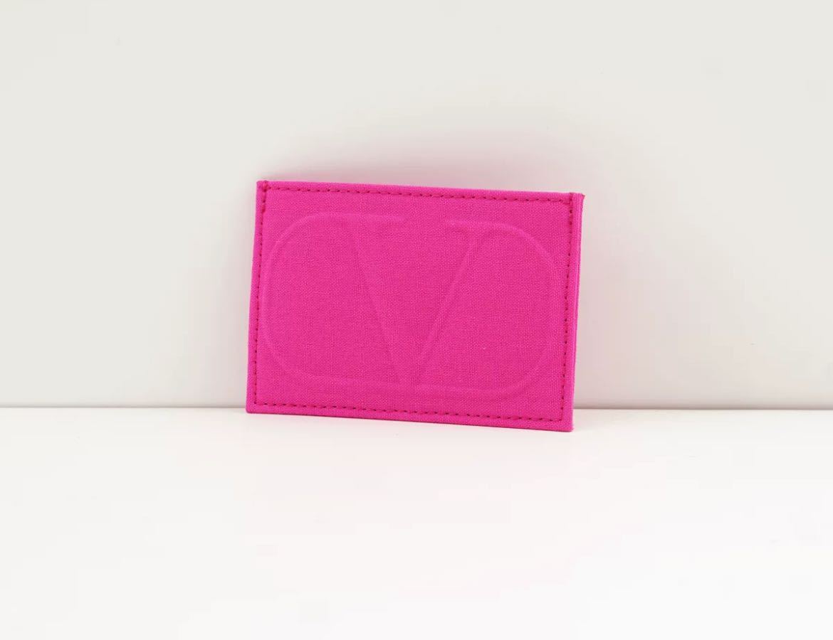  free shipping hard-to-find Novelty - regular Novelty Valentino VALENTINO pouch pink card-case card-case card inserting 