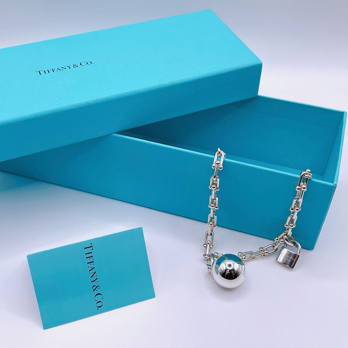 ティファニー　ハードウェア　ラップリンク　ブレスレット　シルバー　925 TIFFANY ネックレス　チョーカー　 チェーン 