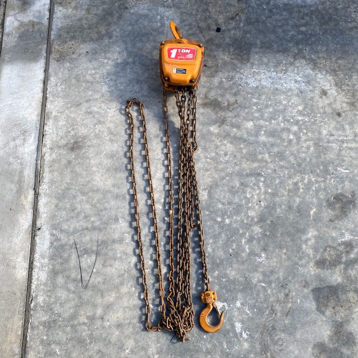  chain block 1t KITOkito-CL-115 hanging metal fittings 1ton