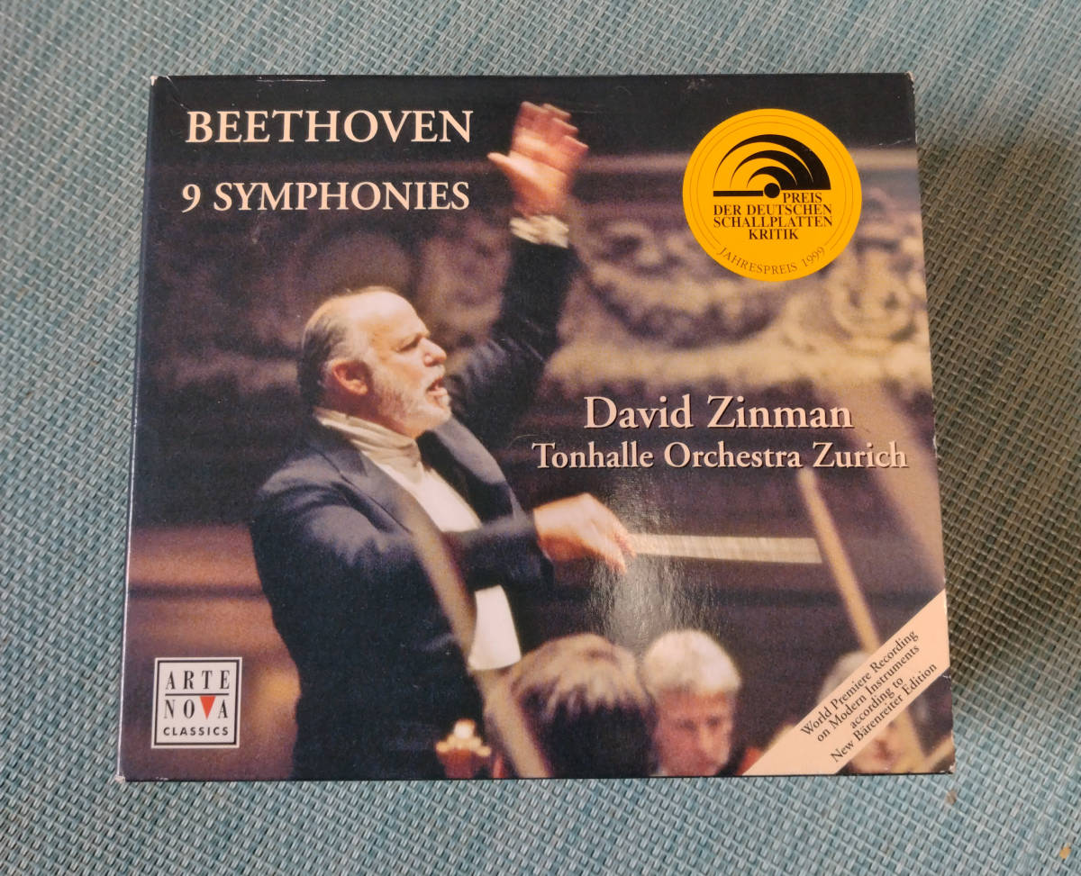 D・ジンマンによるベートーベン交響曲全集　CD5枚_画像1