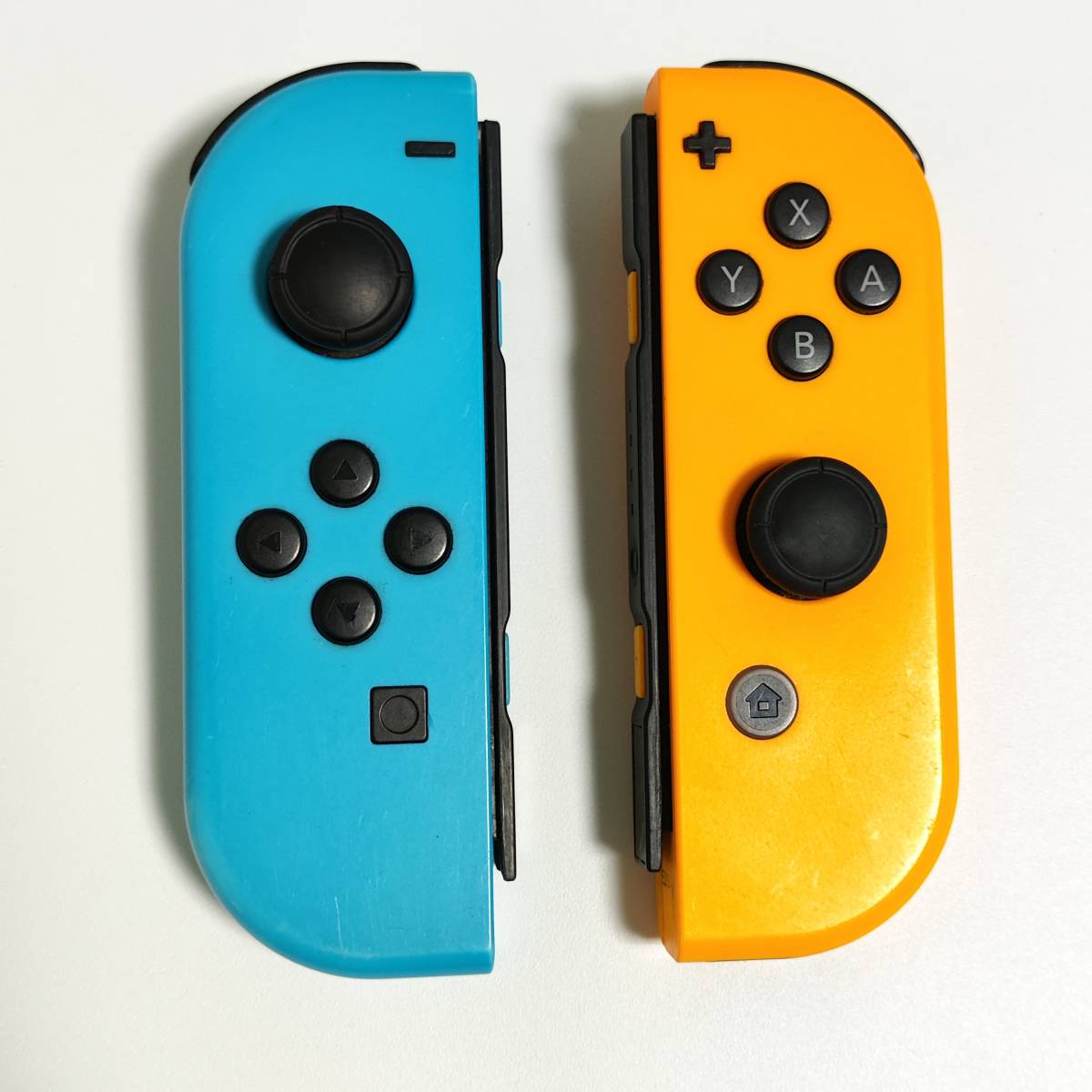 送料無料 動作確認済み Nintendo Switch ニンテンドー スイッチ Joy-Con ジョイコン 純正 ネオンブルー ネオンオレンジ L R  セット 中古