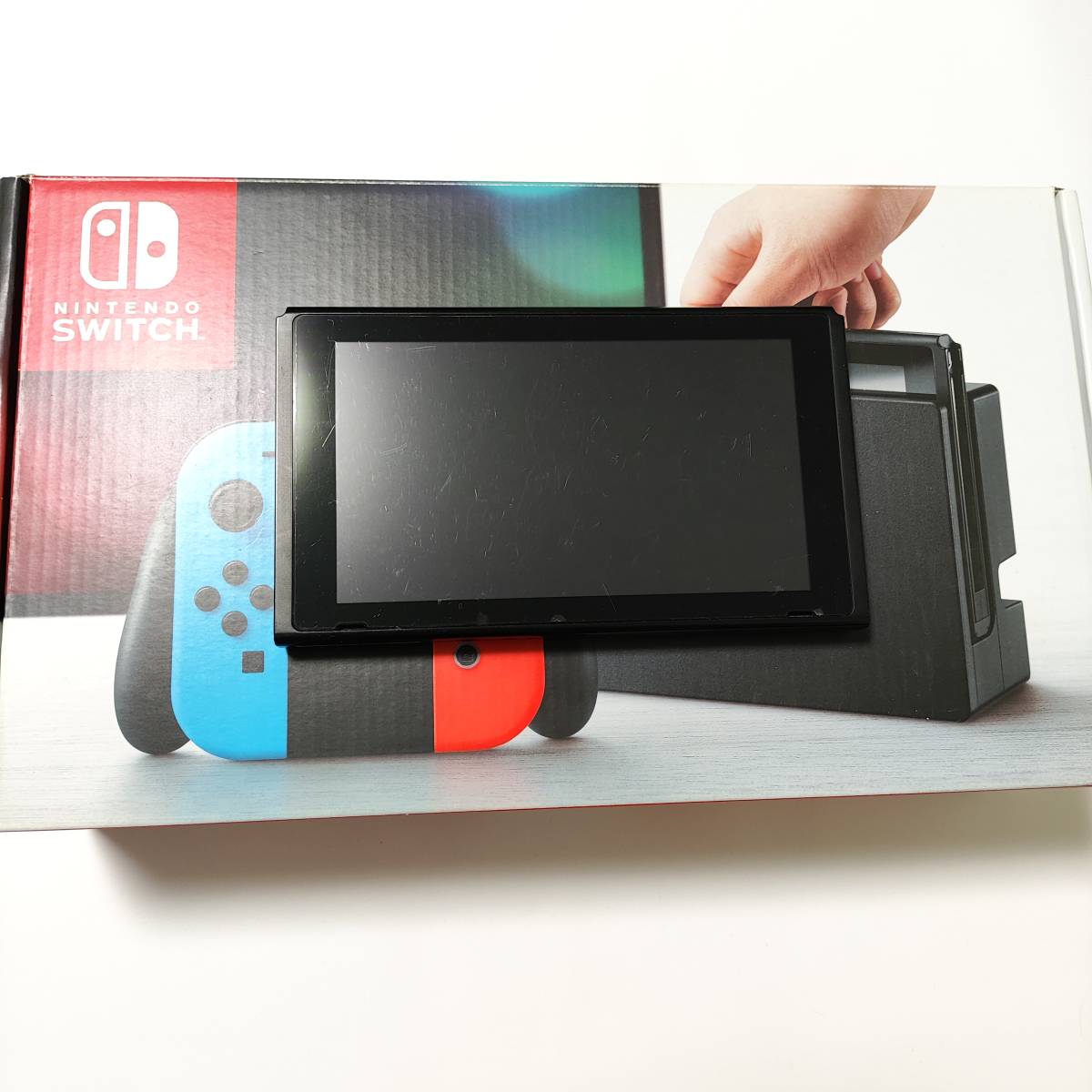 送料無料 動作確認済み Nintendo Switch HAC-S-KABAA 2017年製 未対策機 本体のみ HAC-001 中古