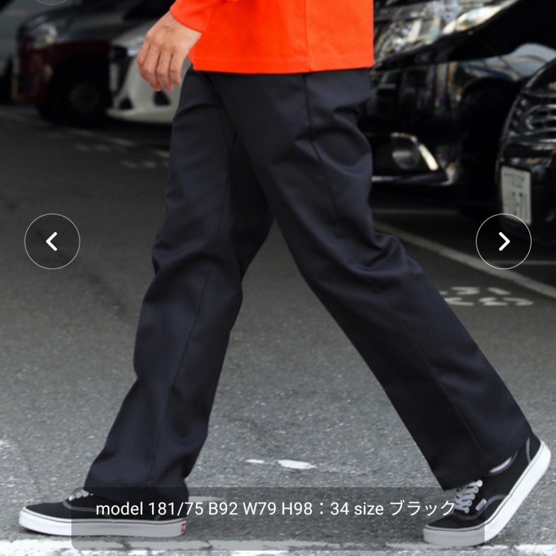 新品未使用 ディッキーズ 874 ワークパンツ BK W33×L30 Dickies USモデル チノパン ブラック 黒_画像5