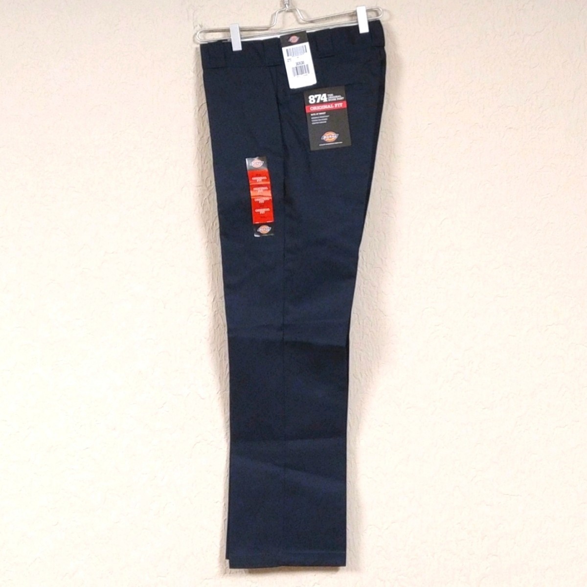 新品未使用 ディッキーズ 874 ワークパンツ DN W38×L30 Dickies USモデル チノパン ダークネイビー_画像6