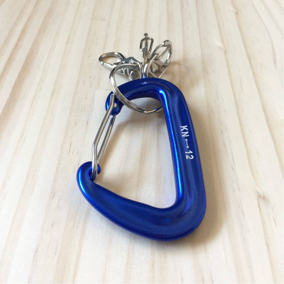 新品 BEAMS Carabiner Keyholder ビームス カラビナキーホルダー 12KN アルミニウム合金 EDC OUTDDOR ハンモック クライミング レスキュー_画像6