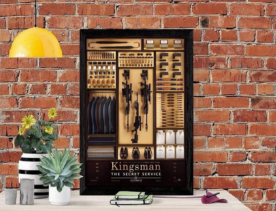 キングスマン 映画ポスター US版 11×17インチ (27.9×43.2cm) mp1_画像4