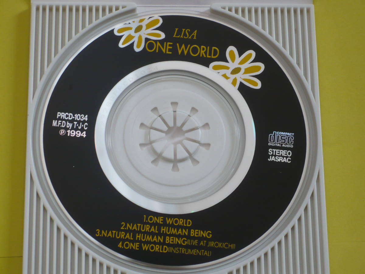 中古 CD LISA (m-flo) ONE WORLD PRCD-1034 8cmシングル　廃盤_画像8