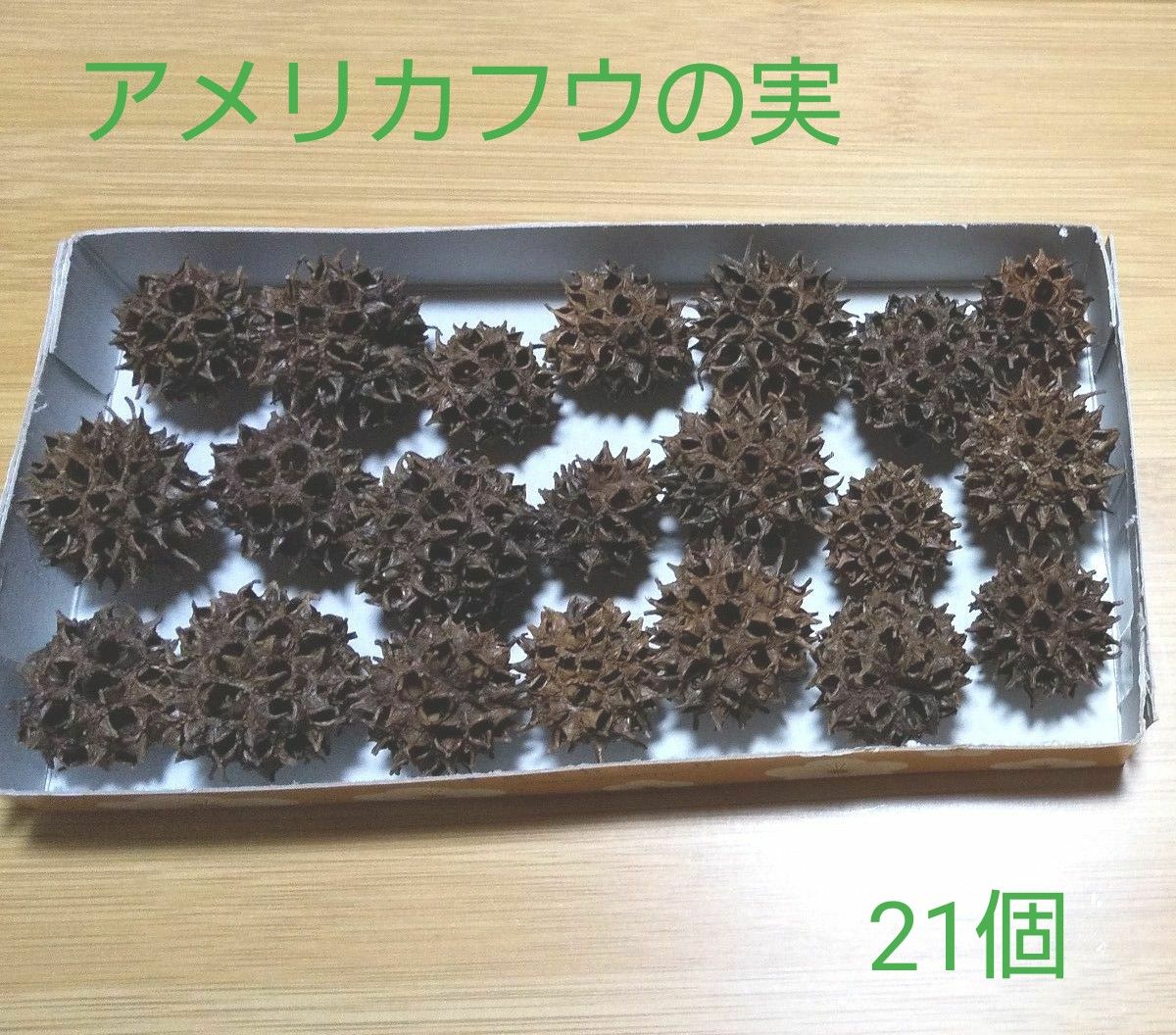 【B】ハンドメイド アメリカフウの実 モミジバフウの実 木の実 熱湯消毒済み ドライフラワー